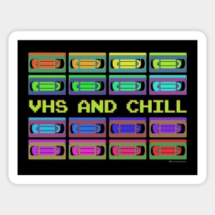 VHS AND CHILL V2 Sticker